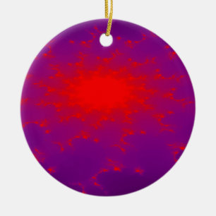 Burning Galaxy Pendant Keramikornament