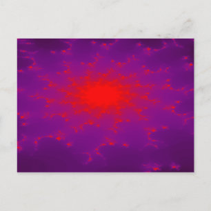 Burning Galaxy Postcard Postkarte