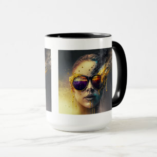 Burning Glasses Combo Tasse, 15 oz Tasse