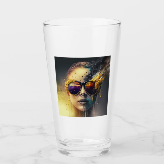 Burning Glasses Glass Tumbler (Vorderseite)