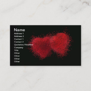 Burning mit Liebe Business Card Visitenkarte