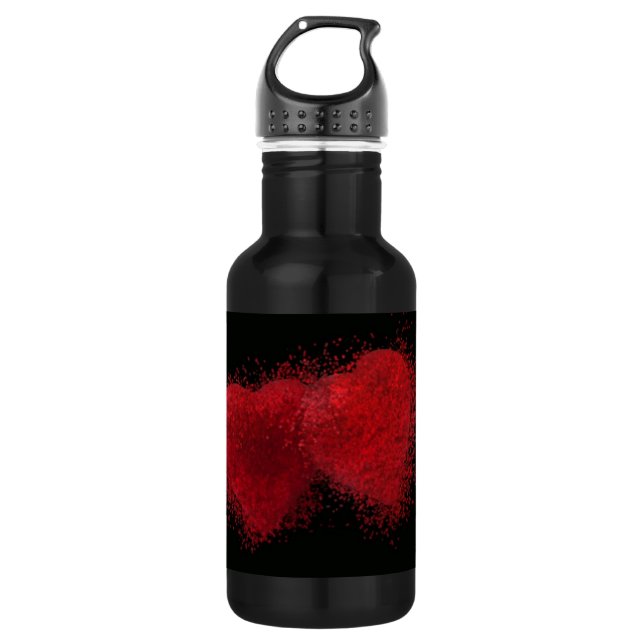 Burning mit Liebe Trinkflasche (Vorderseite)