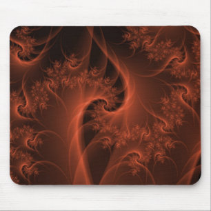 Burning Orange Drehung Mousepad