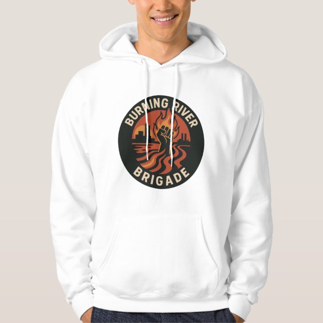 Burning River Brigade Kapuzenpullover Hoodie (Vorderseite)
