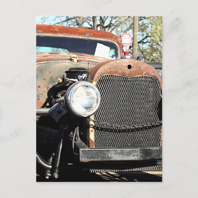 Burnout Postkarte (Vorderseite)