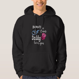 Burnouts oder Bows Daddy Lieben Sie Sondervater Hoodie