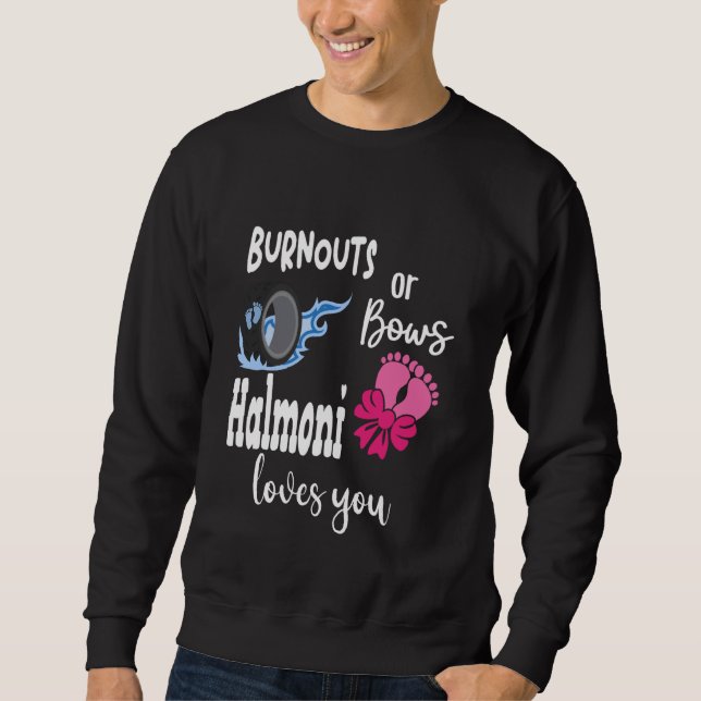 Burnouts oder Bows Halmoni Lieben Sie Korea Korea  Sweatshirt (Vorderseite)