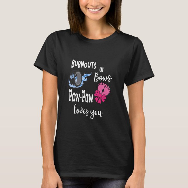 Burnouts oder Bows Paw Lieben Sie besondere Opa T-Shirt (Vorderseite)