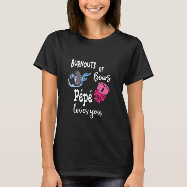 Burnouts oder Bows Pépé Lieben Sie Frankreich Gran T-Shirt (Vorderseite)