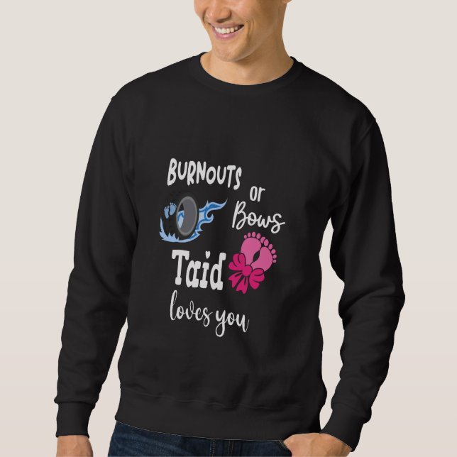 Burnouts oder Bows Taid Lieben You Wales Celtic We Sweatshirt (Vorderseite)