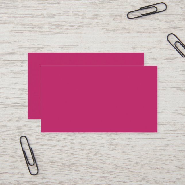 Burnpink-Visitenkarte Visitenkarte (Vorderseite/Rückseite Beispiel)