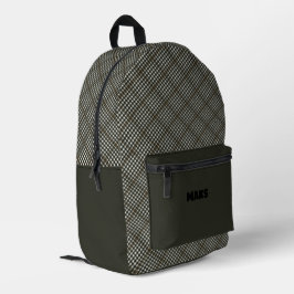 Burns Check Scottish Clan Tartan Bedruckter Rucksack
