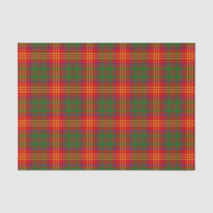 Burns Family Tartan Muster Seidenpapier