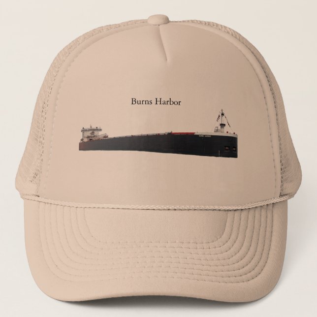 Burns Harbour LKW-Hut Truckerkappe (Vorderseite)