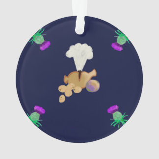 Burns Night Himmel bearbeitet Ornament