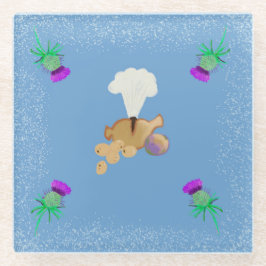 Burns Night sky edit Glasuntersetzer