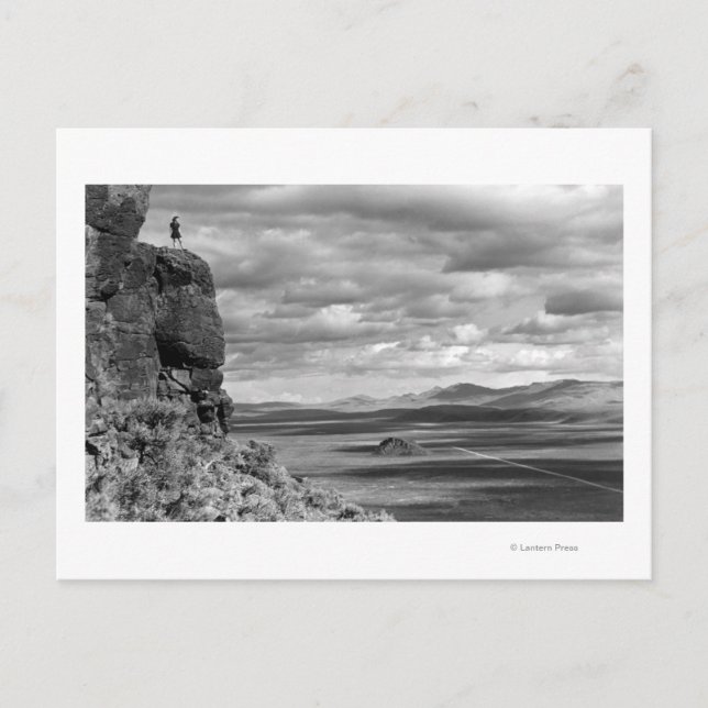 Burns, Oregon View Cliffs Fotograf Postkarte (Vorderseite)