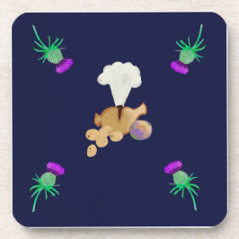 Burns supper coasters getränkeuntersetzer