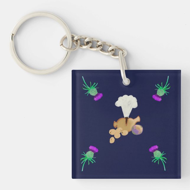 Burns supper schlüsselanhänger (Vorderseite)