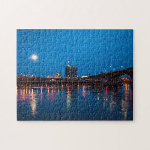 Burnside Bridge bei Nacht, Portland