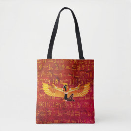Burnt Amber Ägyptische Prinzessin Hieroglyphen Tasche