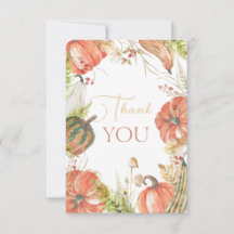Burnt Autumn Pumpkin Fall Floral Baby Dusche