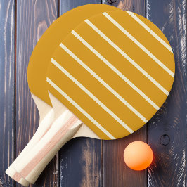 Burnt Buttercup gestreift und fest Tischtennis Schläger