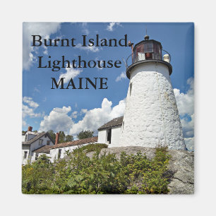 Burnt Island Lighthouse, Maine Magnet