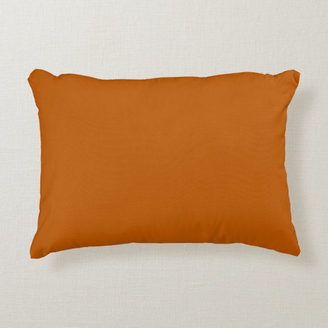 Burnt Orange Accent Pillow Zierkissen (Vorderseite)