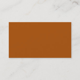 Burnt Orange Business Card Visitenkarte