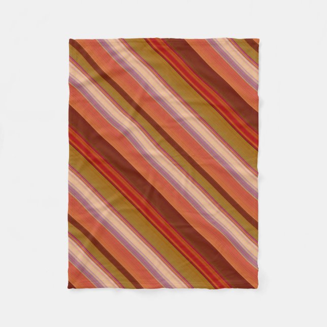 Burnt Orange Fleecedecke (Vorderseite)