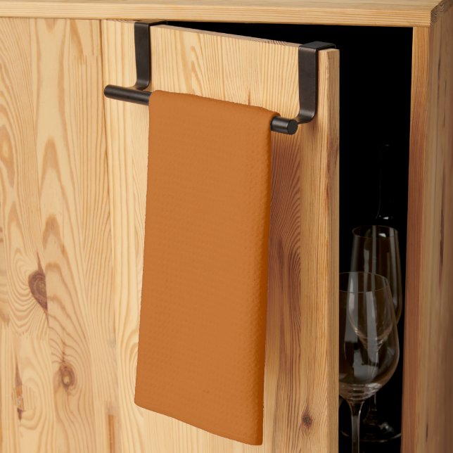 Burnt Orange Küchentücher (Drittel gefaltet)