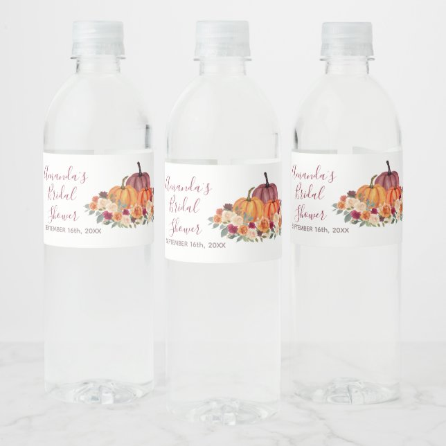 Burnt Orange Pumpkin Rustikale (Flaschen)