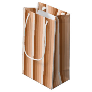 Burnt-Orange-Schattenstreifen Kleine Geschenktüte