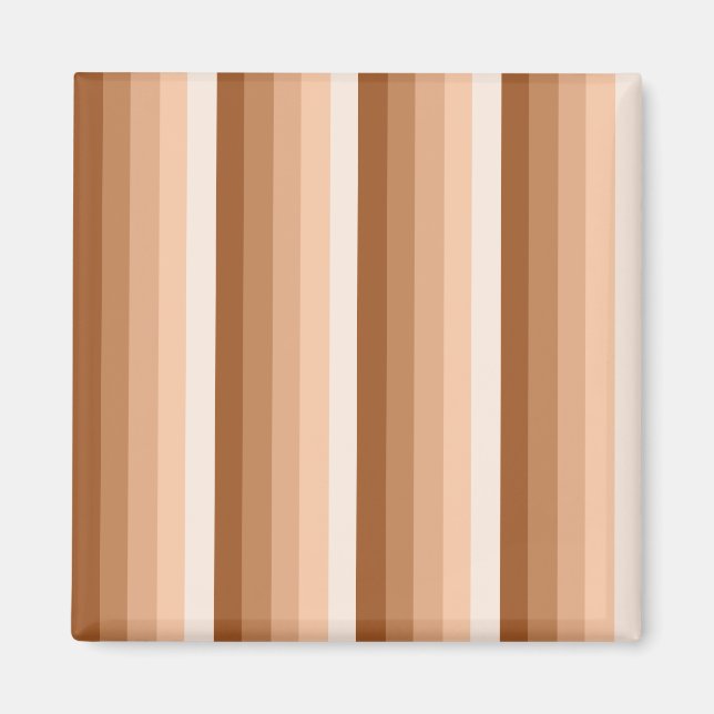Burnt-Orange-Schattenstreifen Magnet (Vorne)