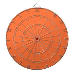 Burnt Orange Solid Color Dartscheibe