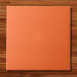 Burnt Orange Solid Color Fliese<br><div class="desc">Burnt Orange Solid Color</div>