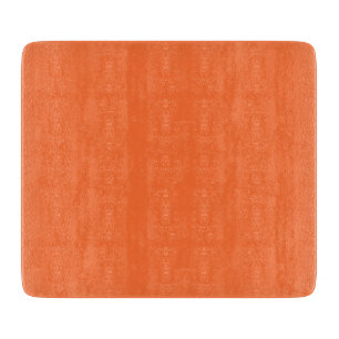 Burnt Orange Solid Color Schneidebrett