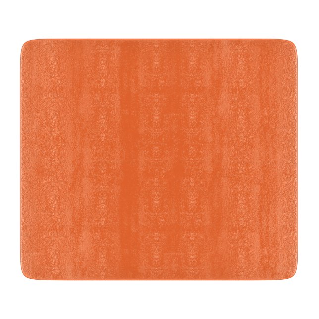 Burnt Orange Solid Color Schneidebrett (Vorderseite)