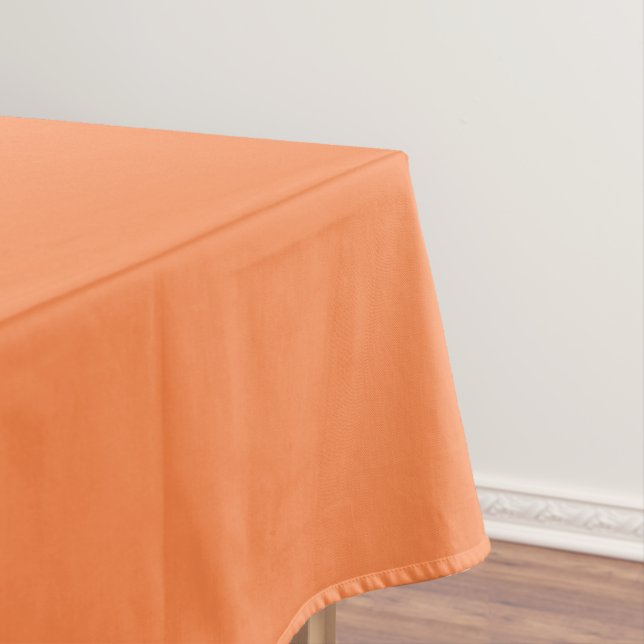 Burnt Orange Solid Color Tischdecke (Beispiel)