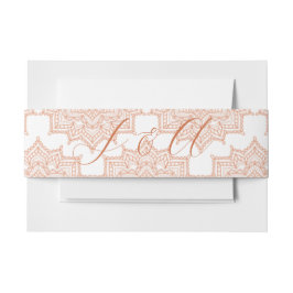 Burnt Orange Sunrise Mandala Summer Hochzeit im He Einladungsbanderole
