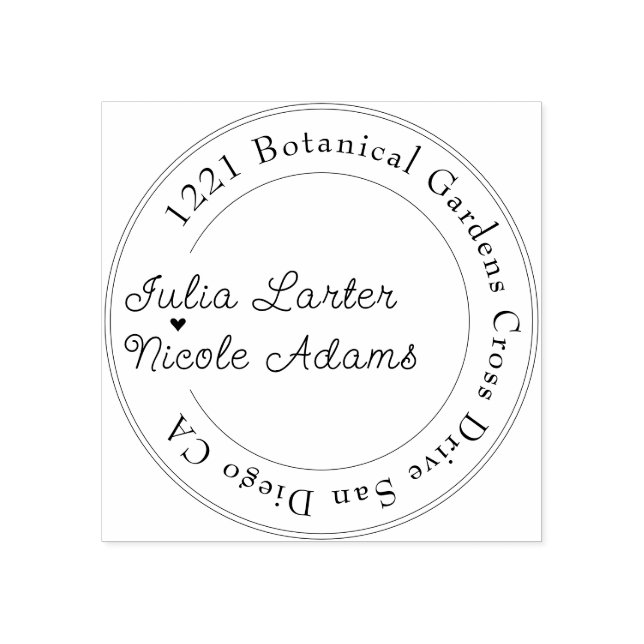Burnt Orange Tropical Hibiskus Florals Wedding Gummistempel (Prägung)