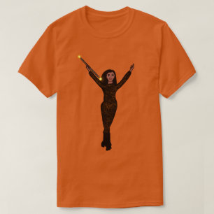Burnt Orange Twirl Girl T - Shirt