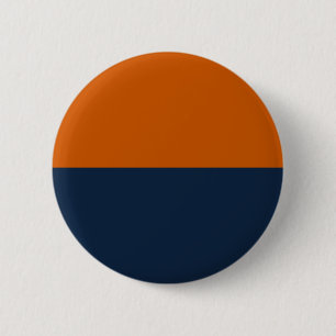 Burnt Orange- und Navy-CUSTOM-Buttone Button