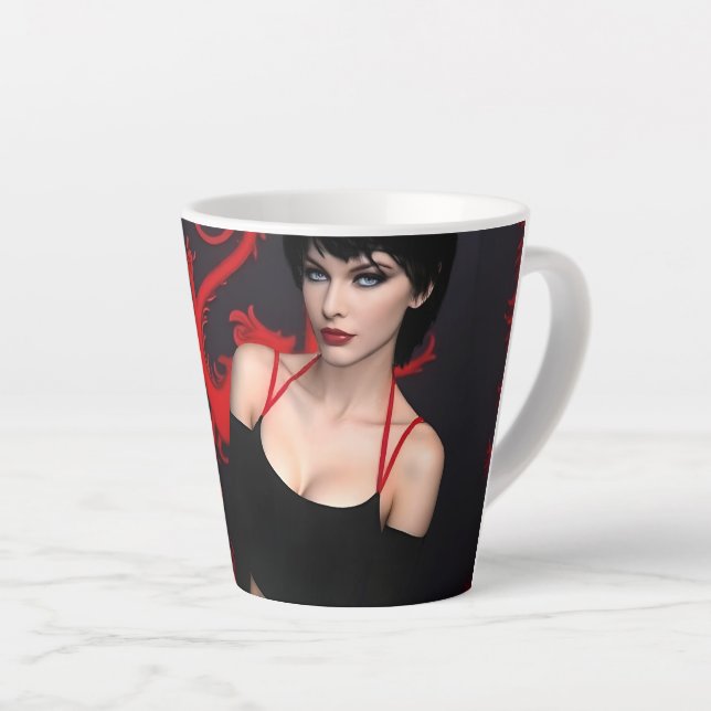 Burnt Out Souls latte mug Milchtasse (Rechte Ecke)