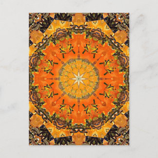 Burnt Sands Mandala Post Card Postkarte