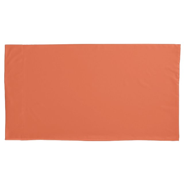 Burnt Sienna Kissenbezug (Vorderseite-Links)