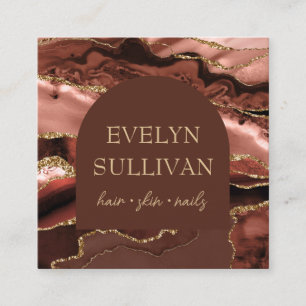 Burnt sienna Visitenkarte