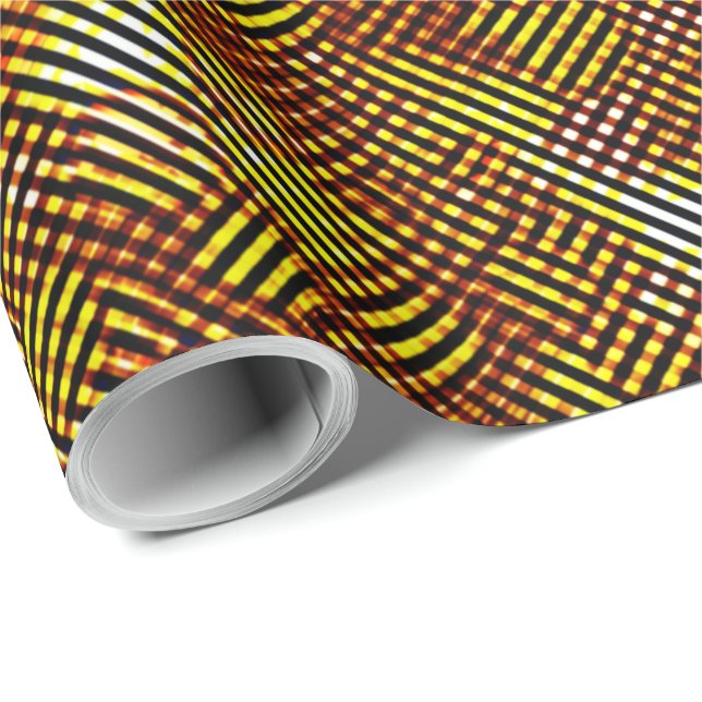 Burnt-Streifen und gebeizt Geschenkpapier (Rolleneckpunkt)