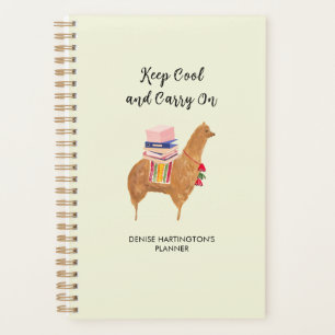Büro Alpaka Lama Lustige Inspiration Persönlich Planer